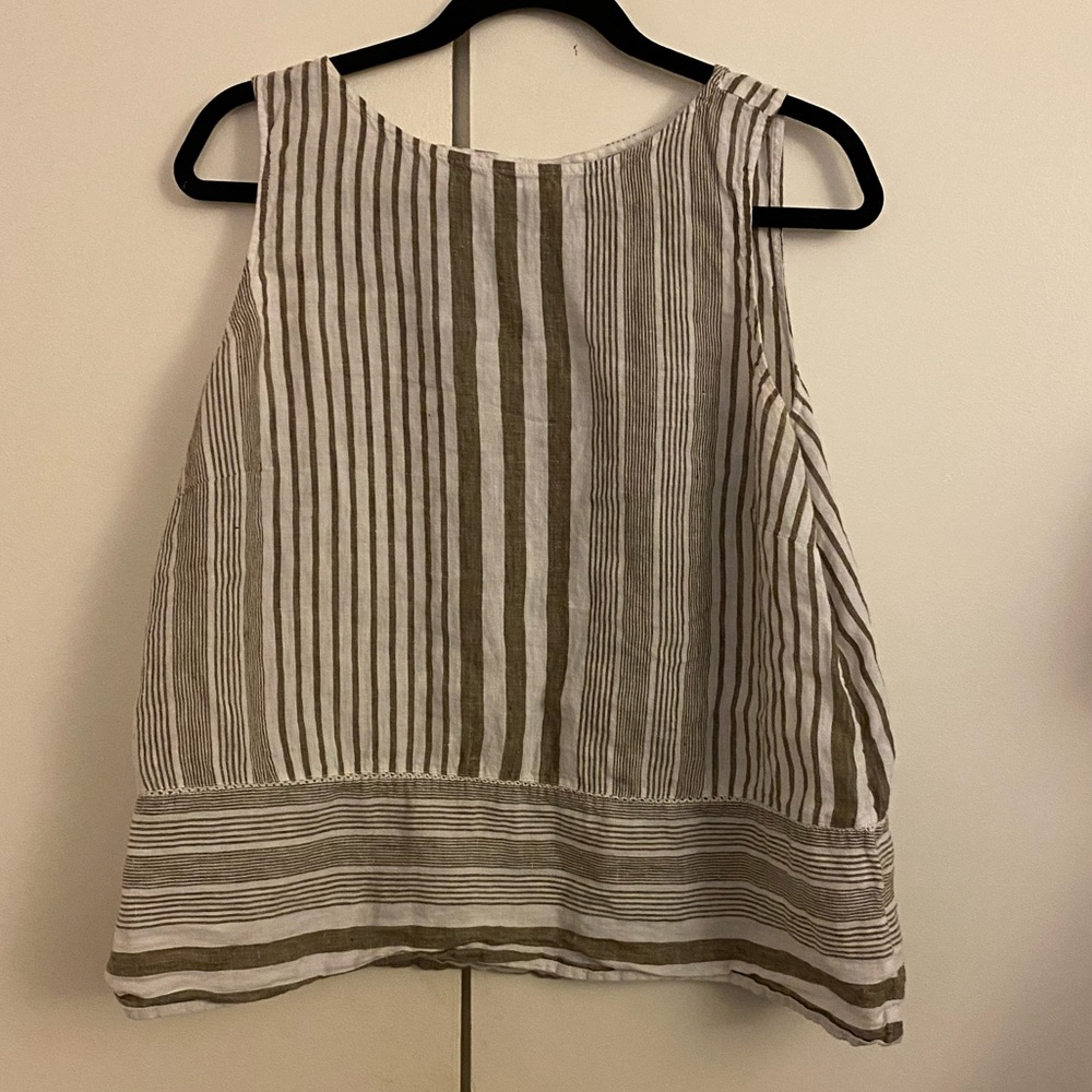 Petite Linen Top